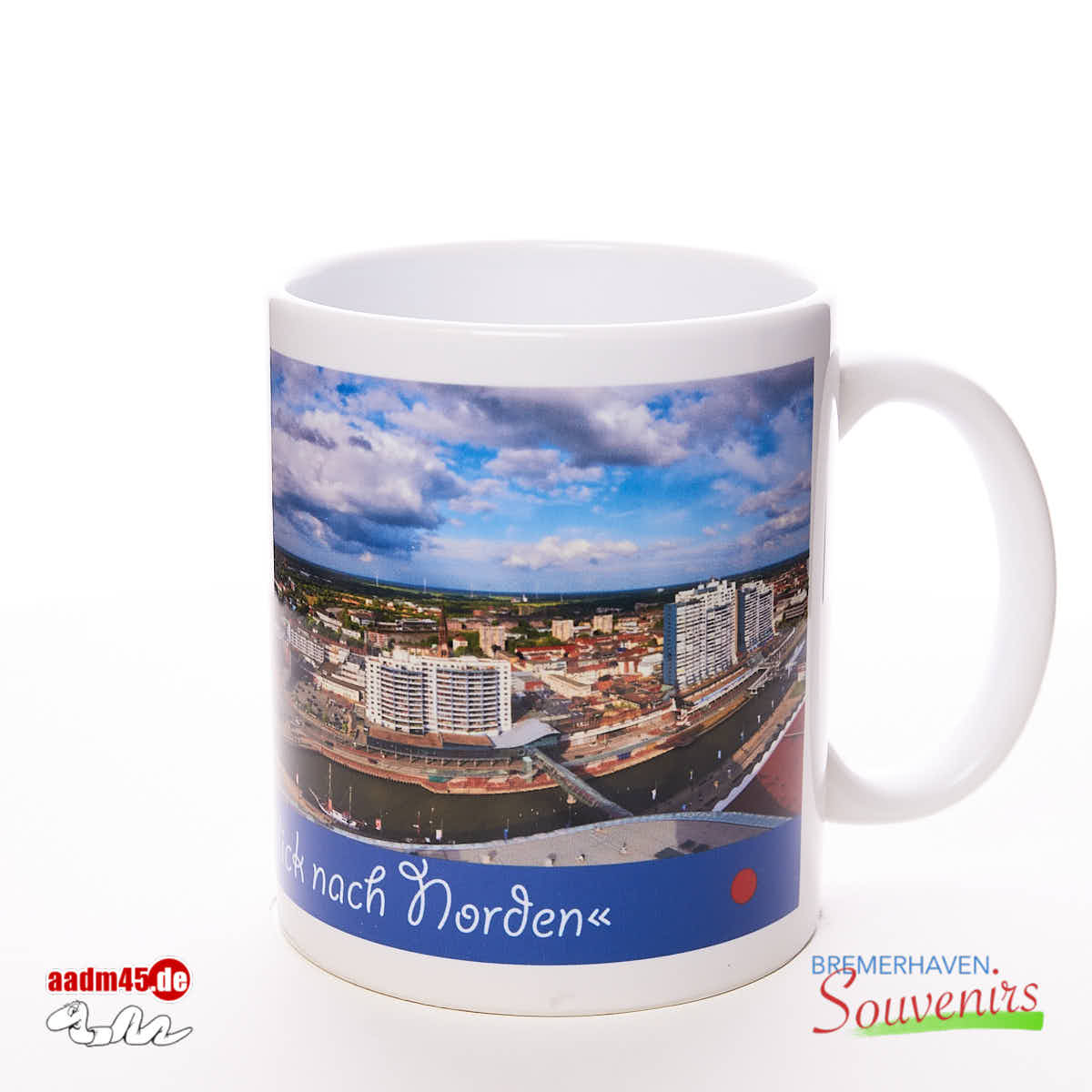 Bremerhaven Blick nach Norden Becher – Bild 3