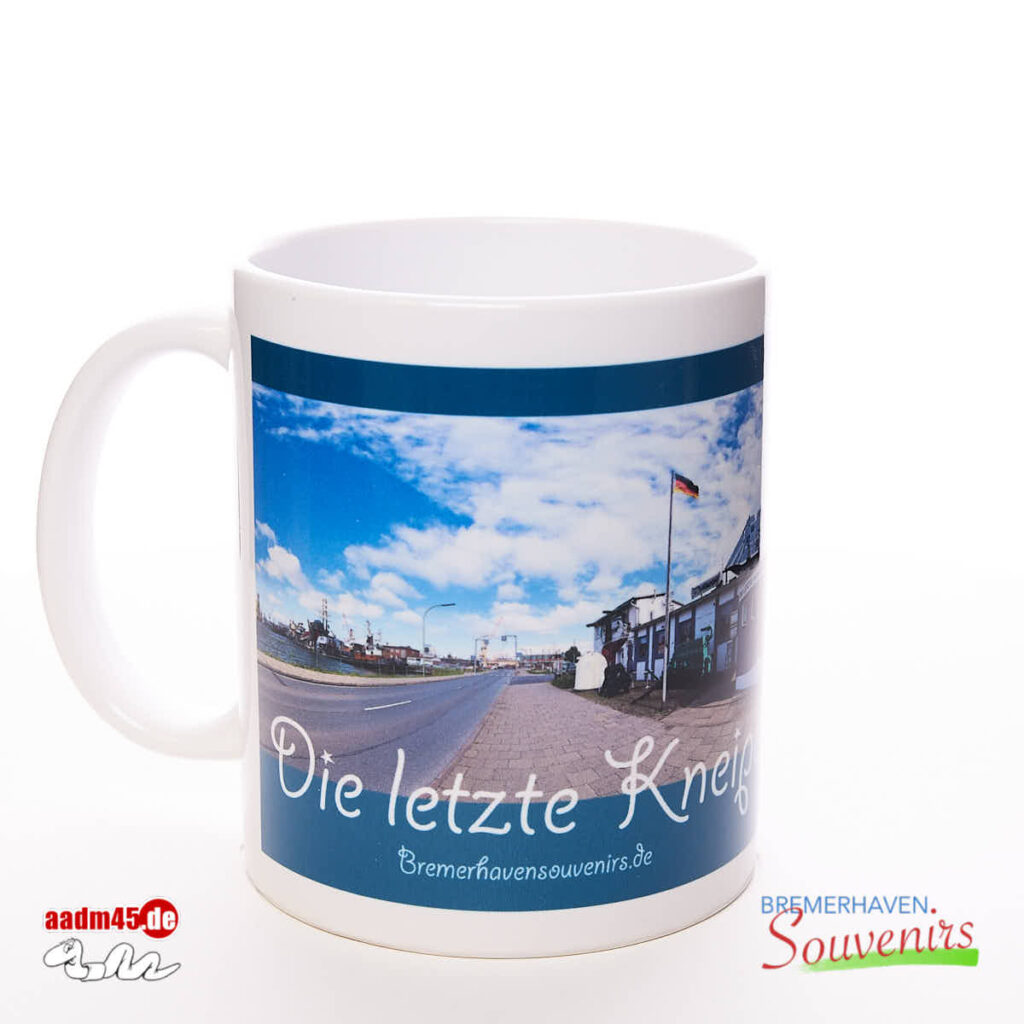 Bremerhaven »Die letzte Kneipe vor New York« Kaffeepott Bremerhavenbecher