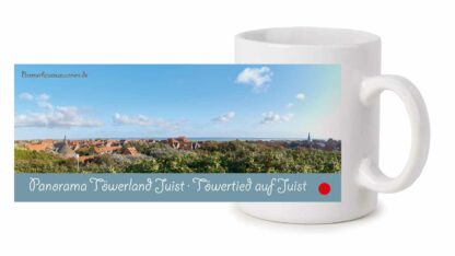 Fototasse »Panorama Töwerland Juist · Töwertied auf Juist«
