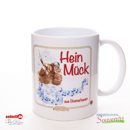 Hein Mück aus Bremerhaven Schiff Kaffeepott Bremerhavenbecher – Bild 3