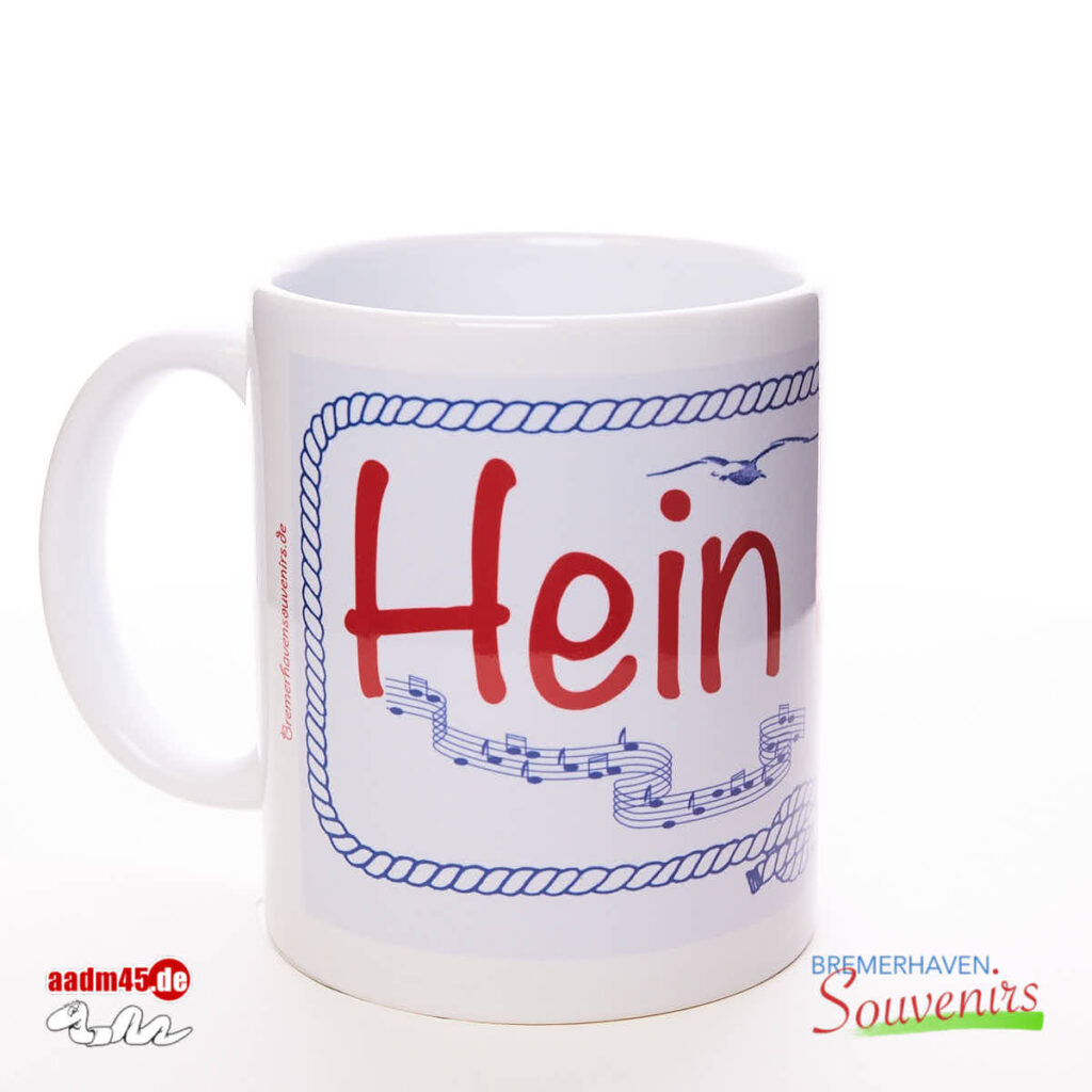 Hein Mück aus Bremerhaven Noten Kaffeepott Bremerhavenbecher