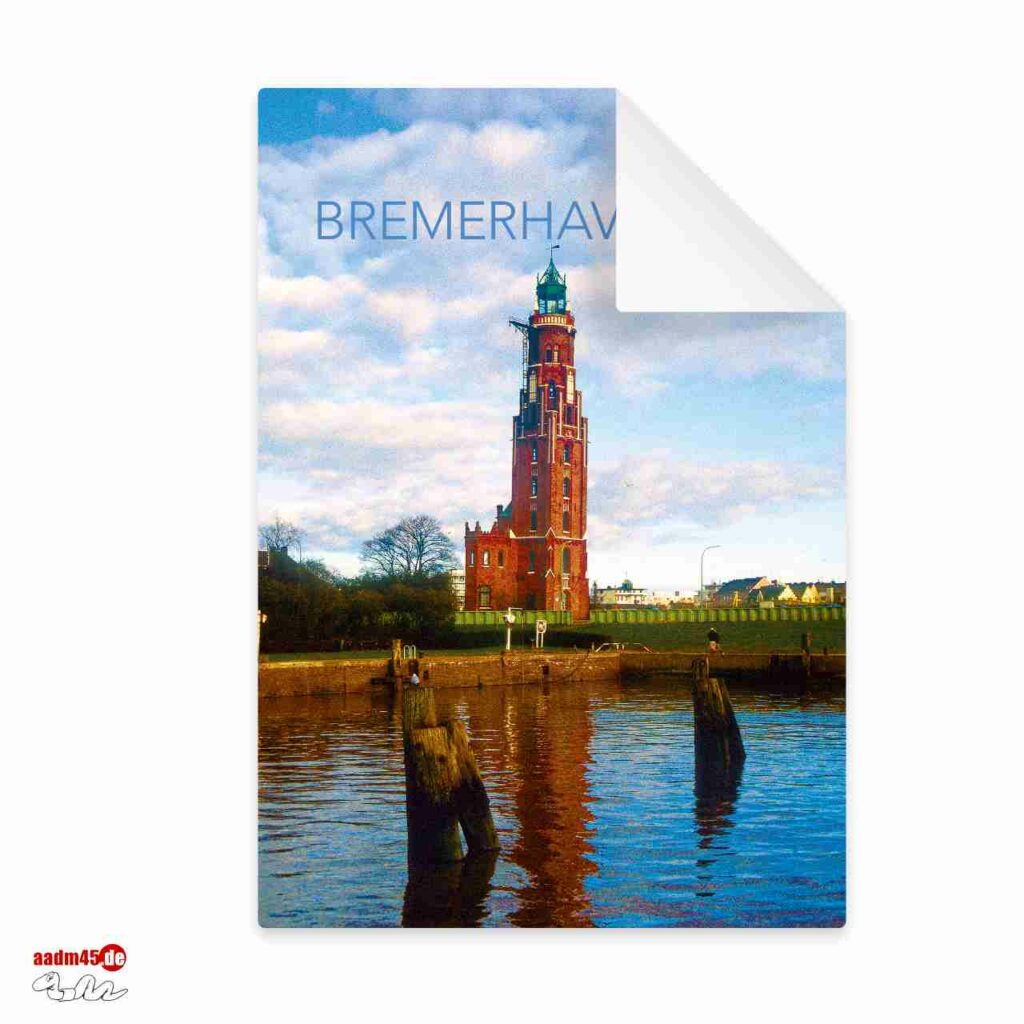 Bremerhaven Leuchtturm Oberfeuer Postkarte