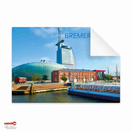 Bremerhaven Neuer Hafen & Klimahaus Postkarte
