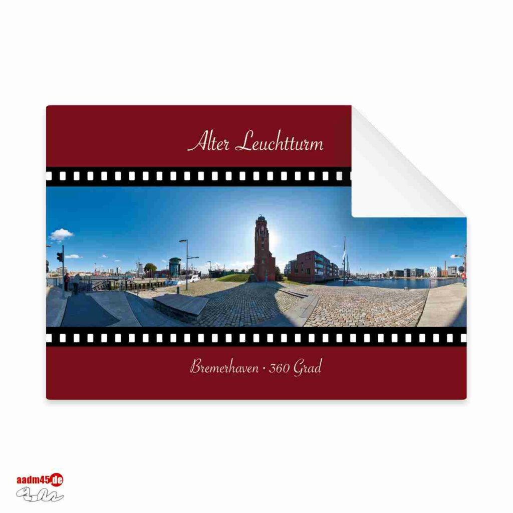 Bundle 9 Postkarten Bremerhaven 360 Grad