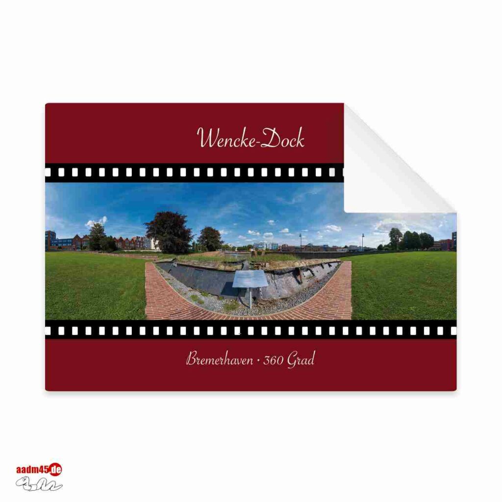 Bundle 9 Postkarten Bremerhaven 360 Grad