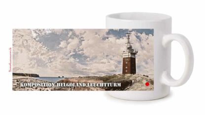 Fototasse »Komposition Helgoland Leuchtturm«