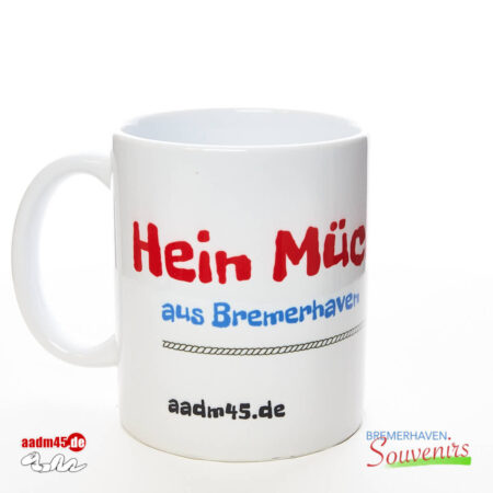 Hein Mück aus Bremerhaven Seemann Kaffeepott Bremerhavenbecher – Bild 3