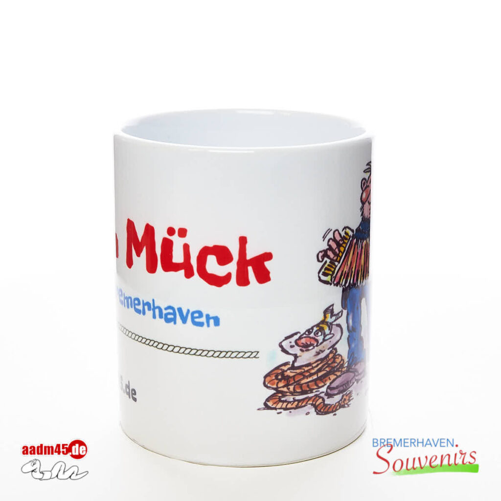 Hein Mück aus Bremerhaven Seemann Kaffeepott Bremerhavenbecher