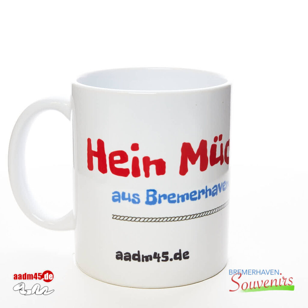 Hein Mück aus Bremerhaven Sailor Kaffeepott Bremerhavenbecher