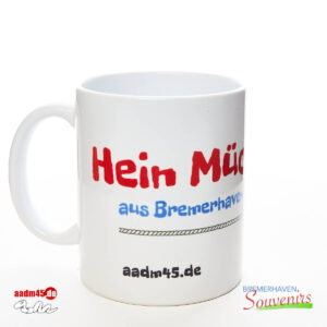 Hein Mück aus Bremerhaven & Karikatur © Heinz Glaasker Becher – Bild 3