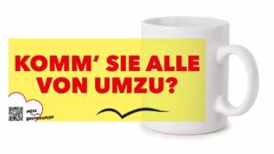 Bremerhaven Mundart »Komm sie alle von umzu?« Becher – Bild 2