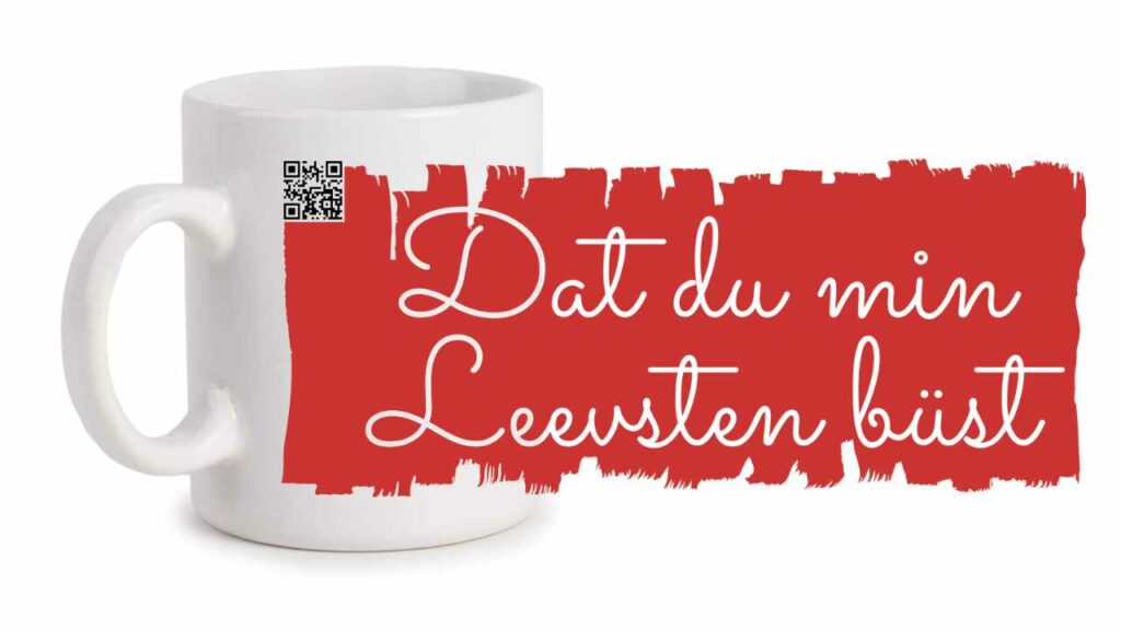 Kaffeepott Fototasse Dat du min Leevsten büst