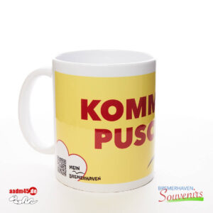 Bremerhaven Mundart »Komm inne Puschen!« Kaffeepott
