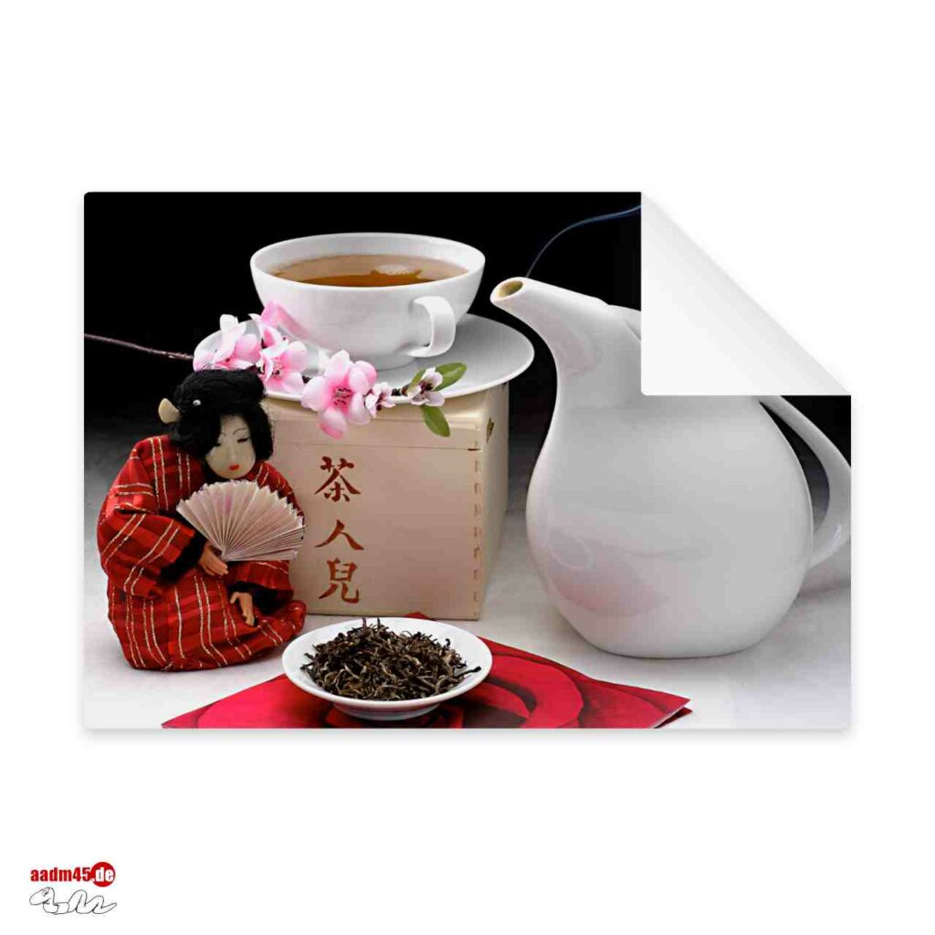 Edition Tee-Genuss China blanc 2 Postkarte
