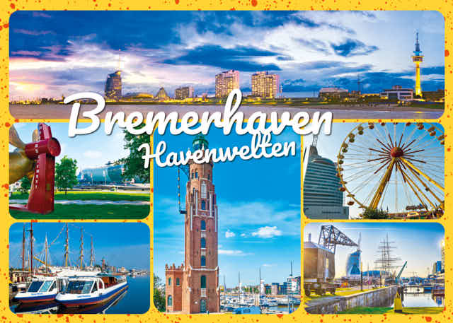 Postkarte Bremerhaven Havenwelten