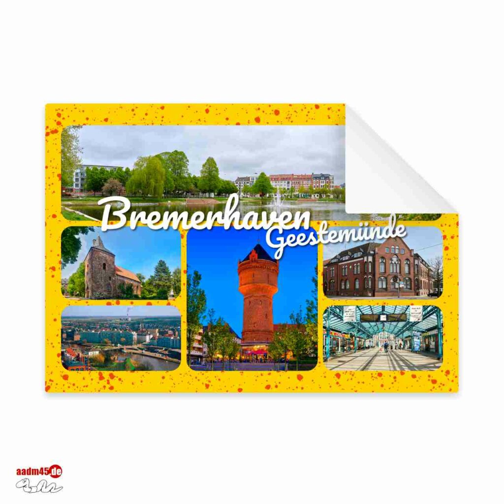 Bundle 3 Postkarten Bremerhaven Combo