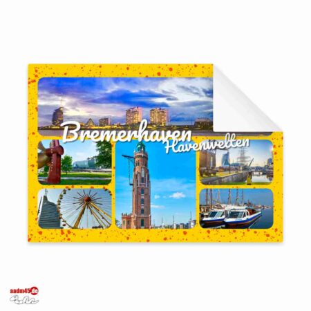 Bundle 3 Postkarten Bremerhaven Combo