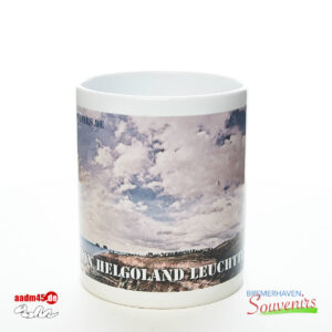 Helgoland Komposition mit Leuchtturm Becher – Bild 2