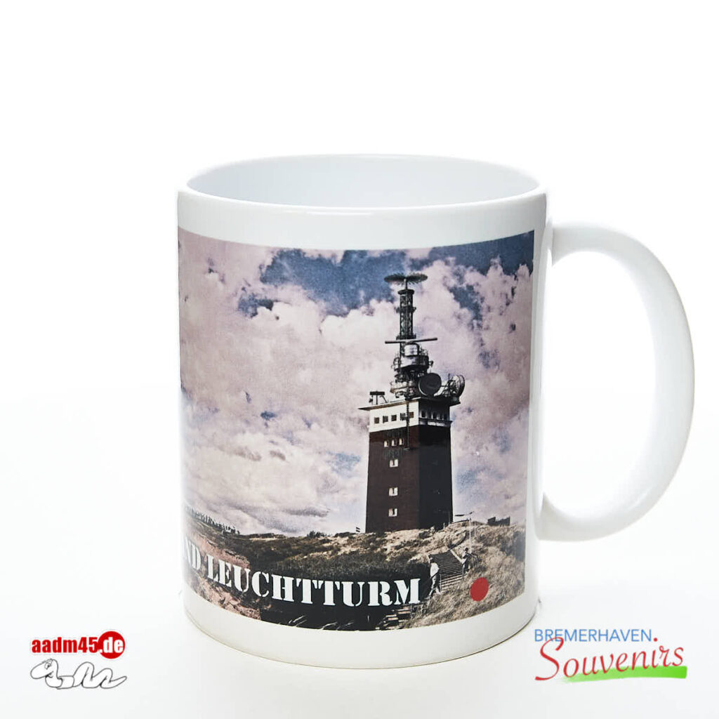 Helgoland Komposition Kaffeepott Helgolandbecher