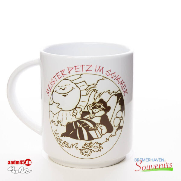 „Meister Petz im Sommer“ Kaffeepott