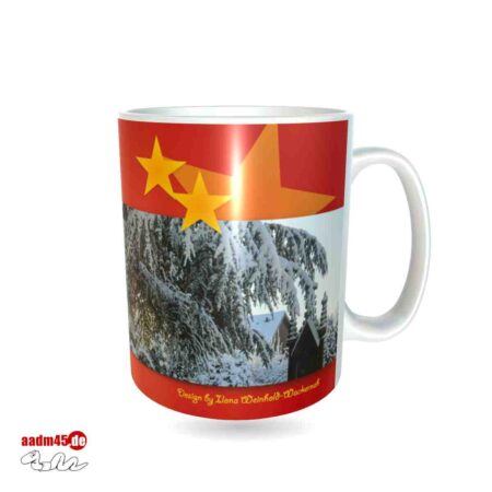 Winterliches Motiv Kaffeepott – Bild 2