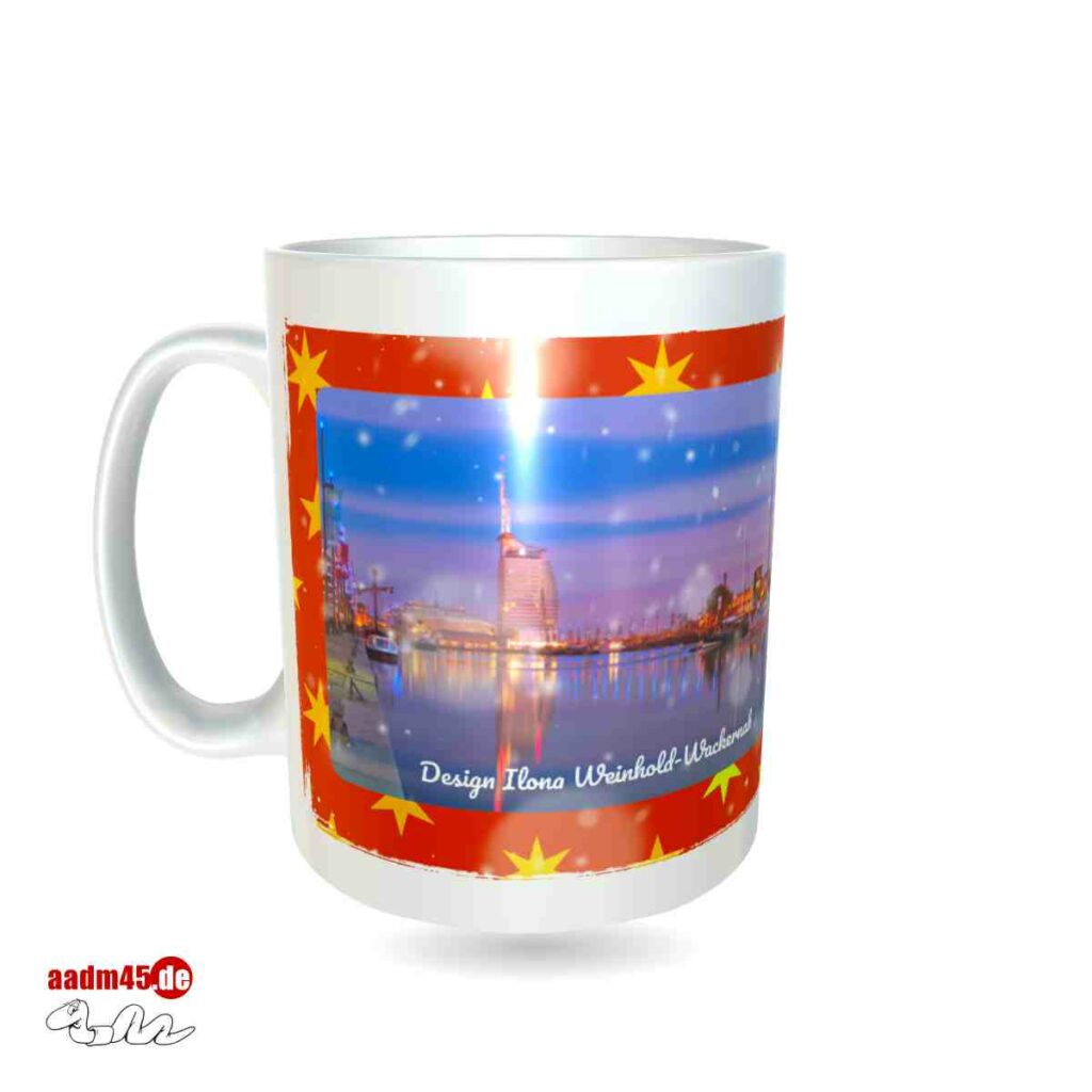 Bremerhaven Neuer Hafen Weihnachten Kaffeepott Bremerhavenbecher
