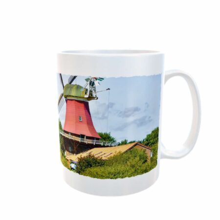 Greetsiel Gallerieholländer-Zwillingsmühlen Kaffeepott – Bild 3