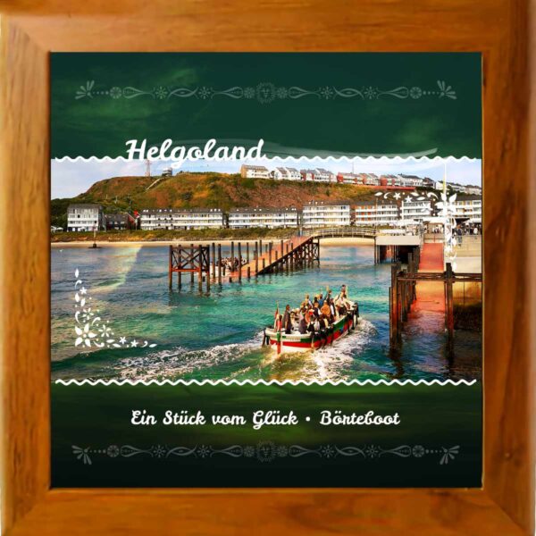 Keramik Helgoland Börteboot Design 1