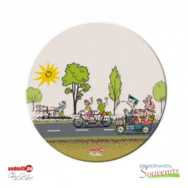 Design Landleben Glasuntersetzer