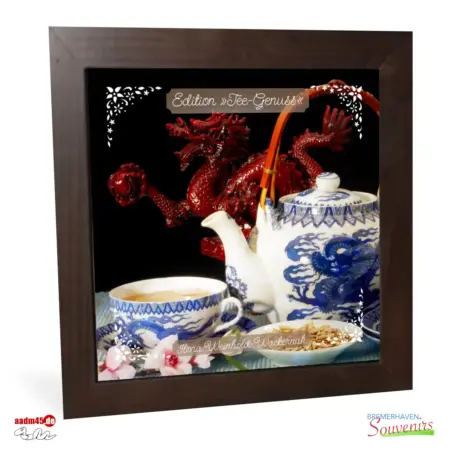 Edition Tee-Genuss China blau Keramik 15x15