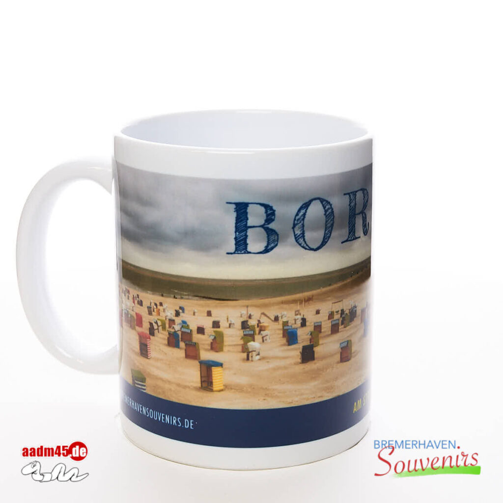 Borkum Am Strand Kaffeepott