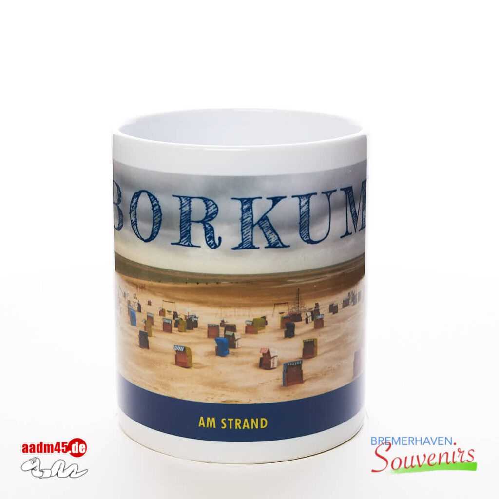 Borkum Am Strand Kaffeepott