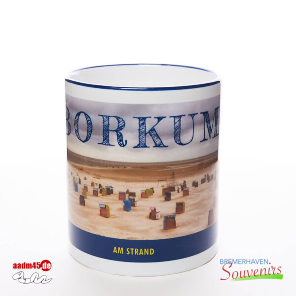 Borkum Am Strand Kaffeepott Borkumbecher