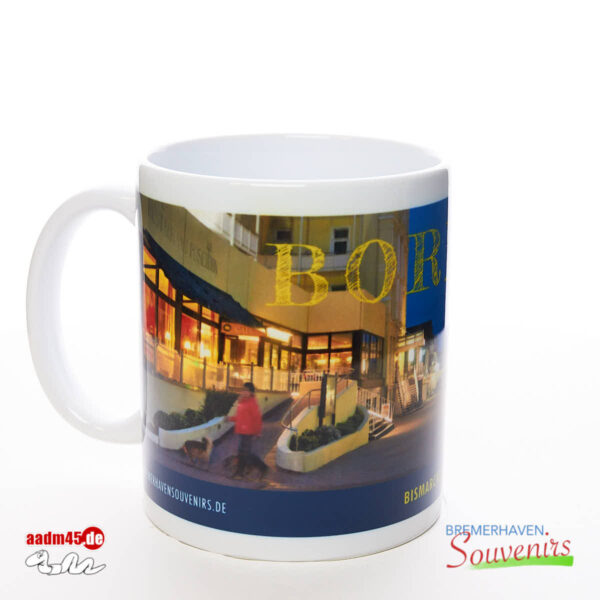 Borkum Bismarckstrasse Kaffeepott