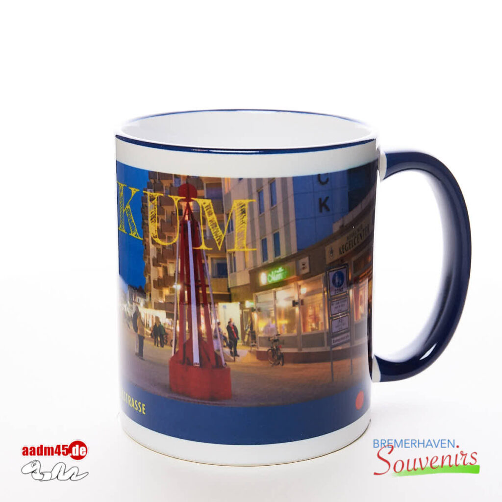 Borkum Bismarckstrasse Kaffeepott Borkumbecher