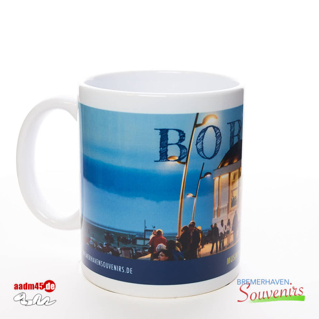 Borkum Musikpavillon Kaffeepott