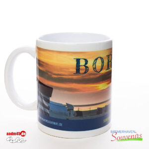 Borkum Sonnenuntergang Becher