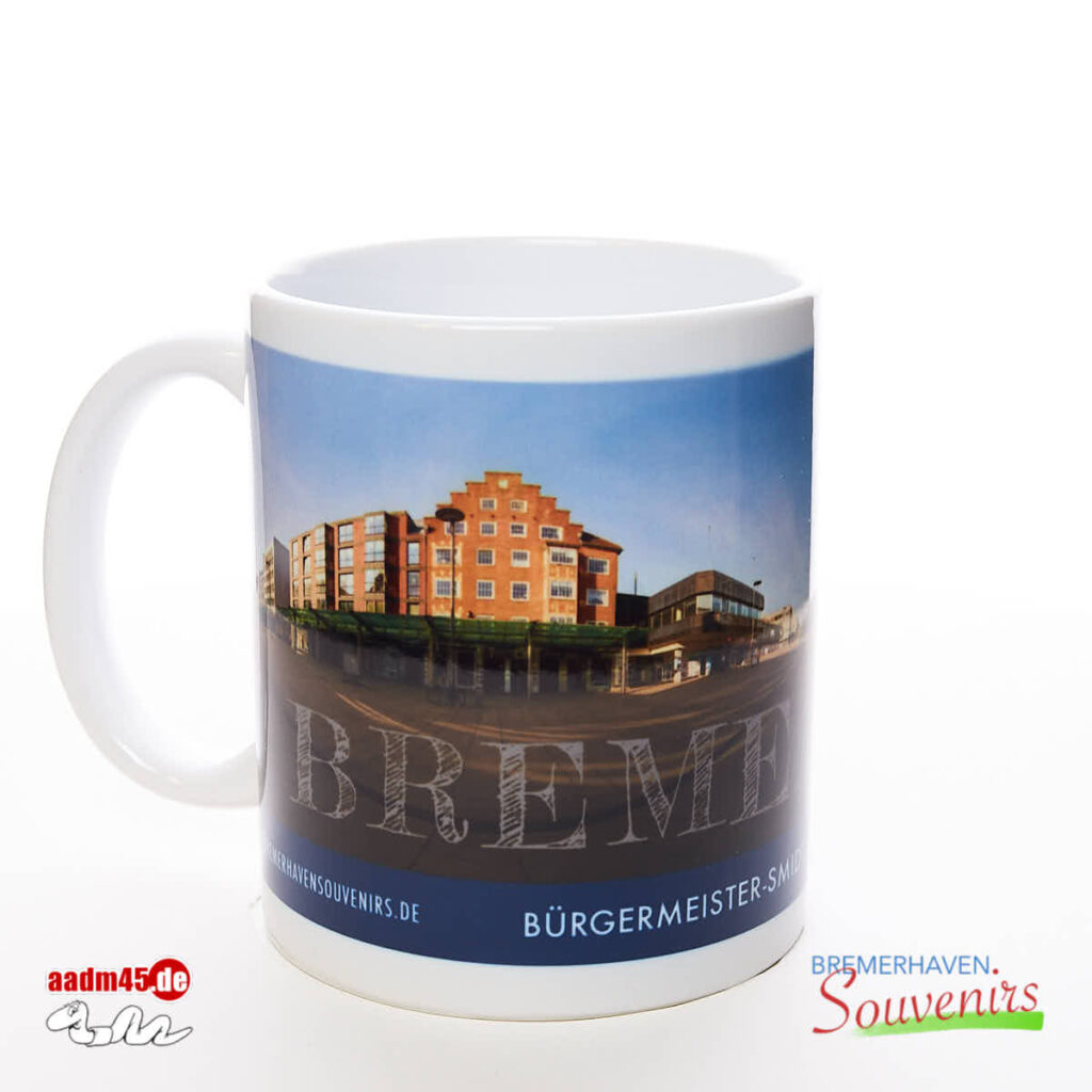 Bremerhaven Mitte Große Kirche Kaffeepott Bremerhavenbecher