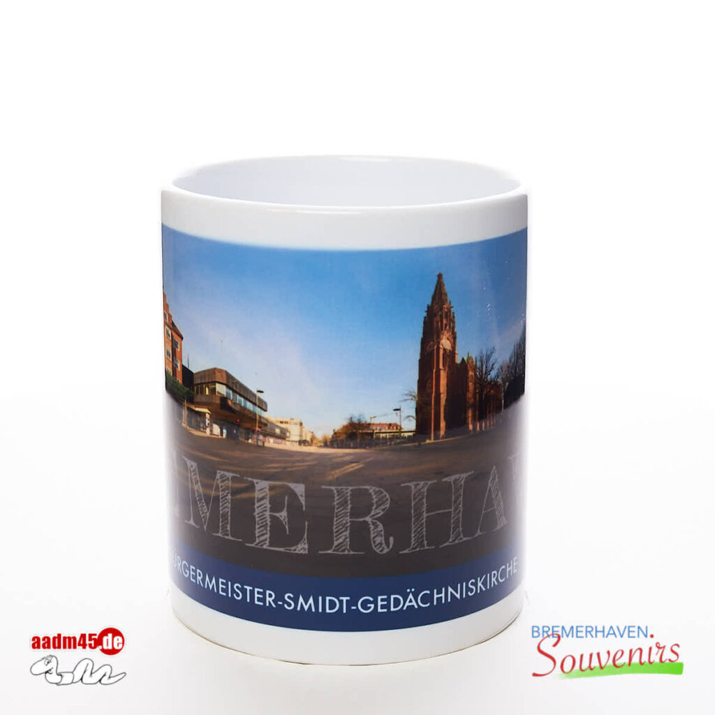 Bremerhaven Mitte Große Kirche Kaffeepott Bremerhavenbecher