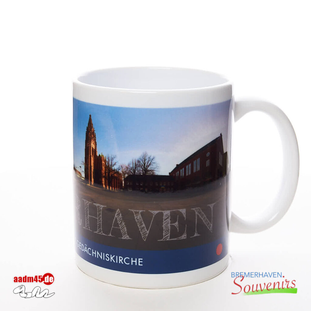Bremerhaven Mitte Große Kirche Kaffeepott Bremerhavenbecher