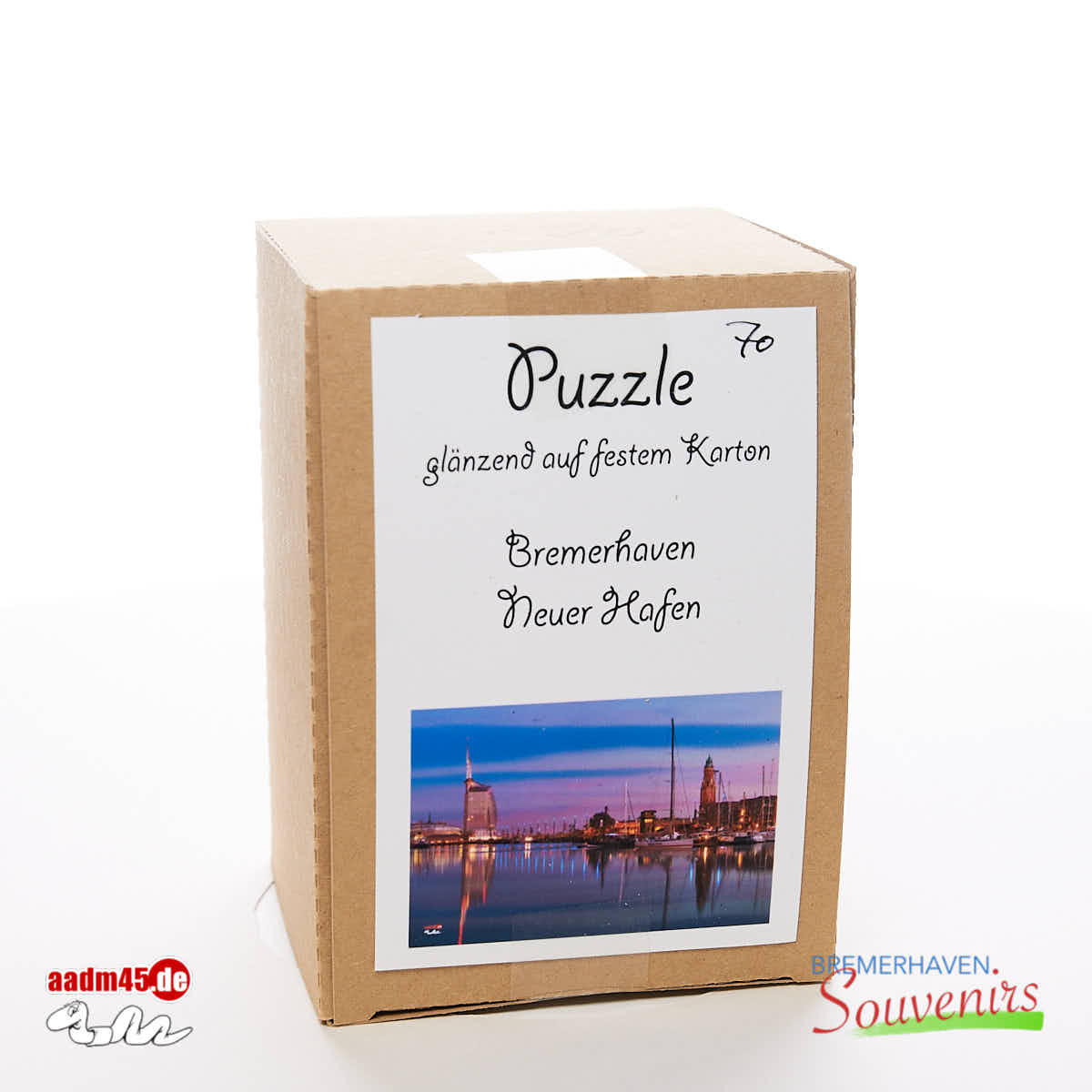 Bremerhaven Neuer Hafen Puzzle 70 Teile – Bild 1