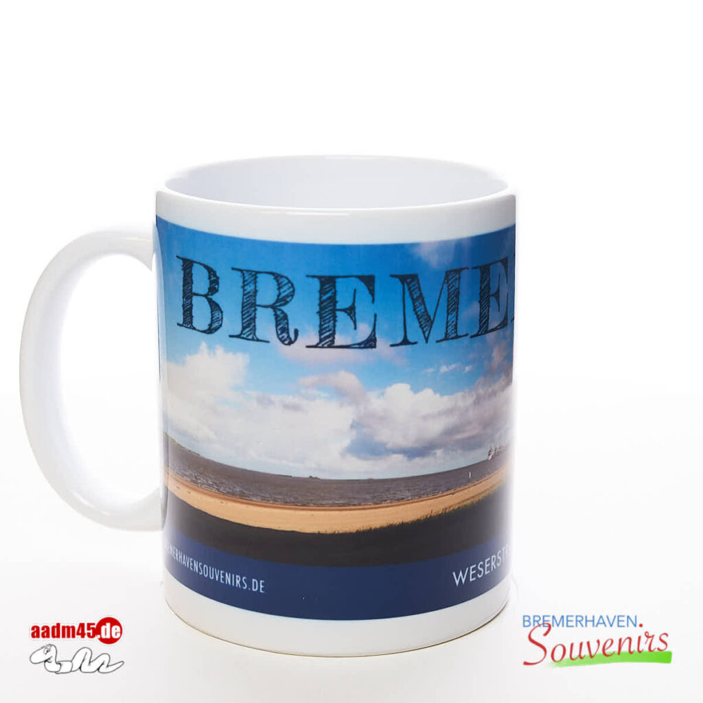 Bremerhaven Weserstrandbad Kaffeepott Bremerhavenbecher