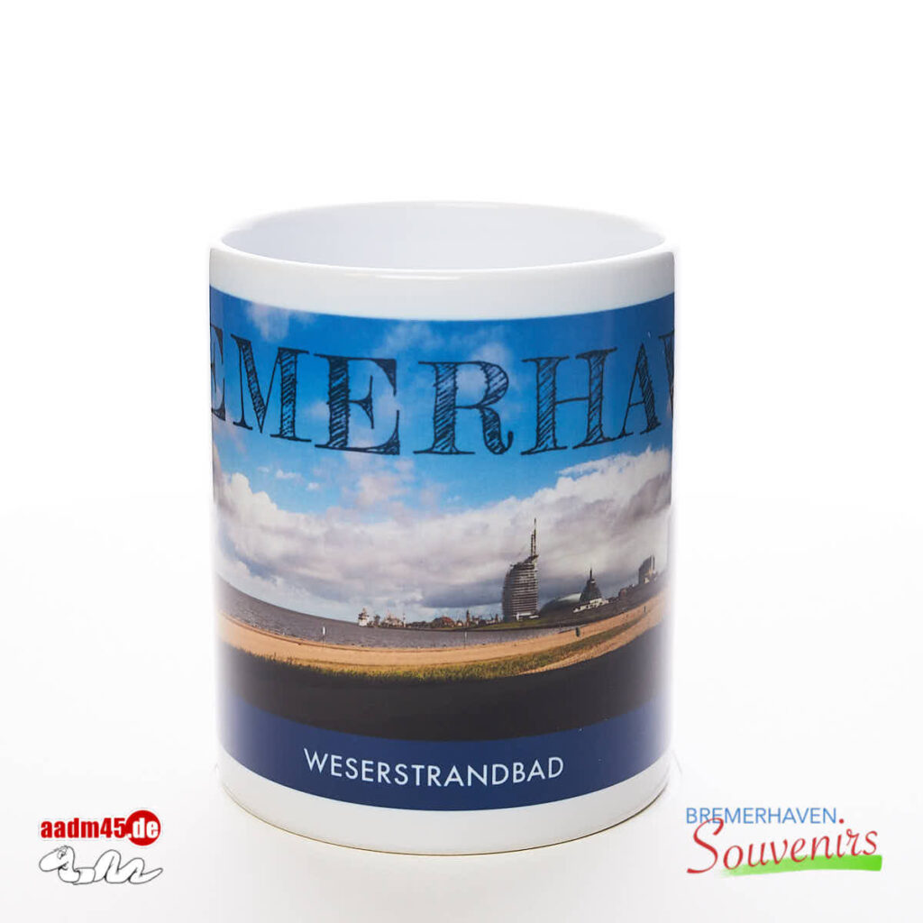 Bremerhaven Weserstrandbad Kaffeepott Bremerhavenbecher