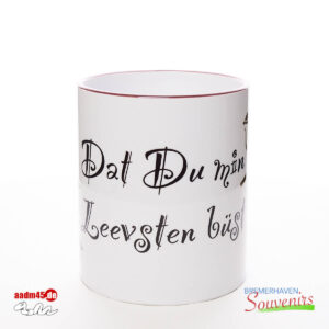 „Dat Du min Leevsten büst“ Kaffeepott – Bild 2