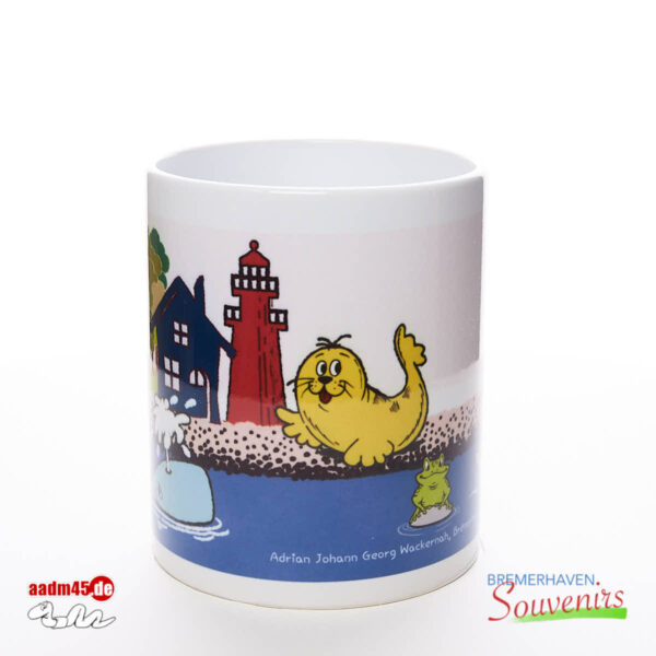 Design Hafenszene Kaffeepott