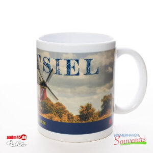 Greetsiel Zwillingsmühlen Becher – Bild 3