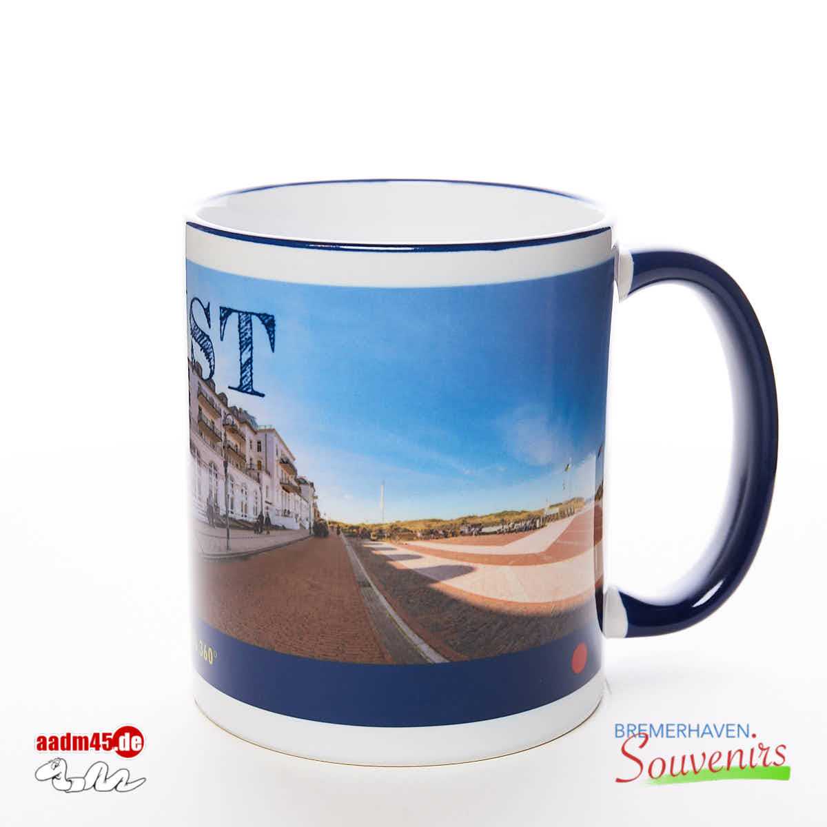 Juist Kurhaus Panorama Kaffeepott – Bild 3