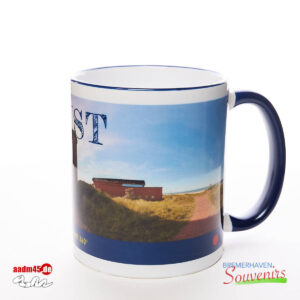 Juist Wasserturm Panorama Kaffeepott – Bild 3
