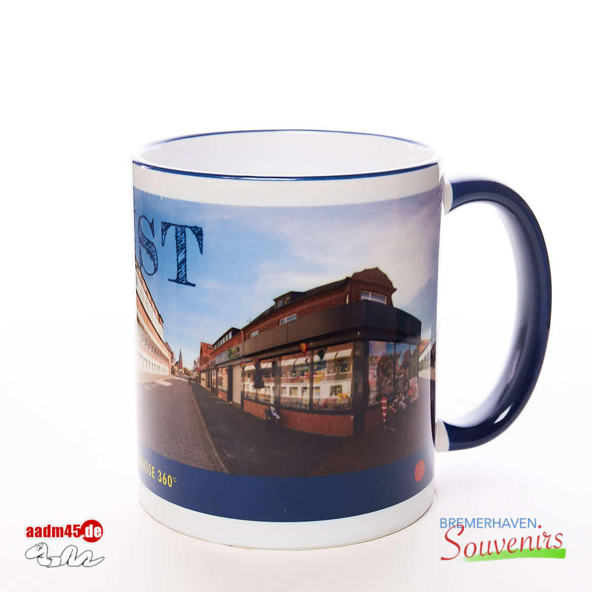 Juist Wilhelmstraße 360° Becher – Bild 3