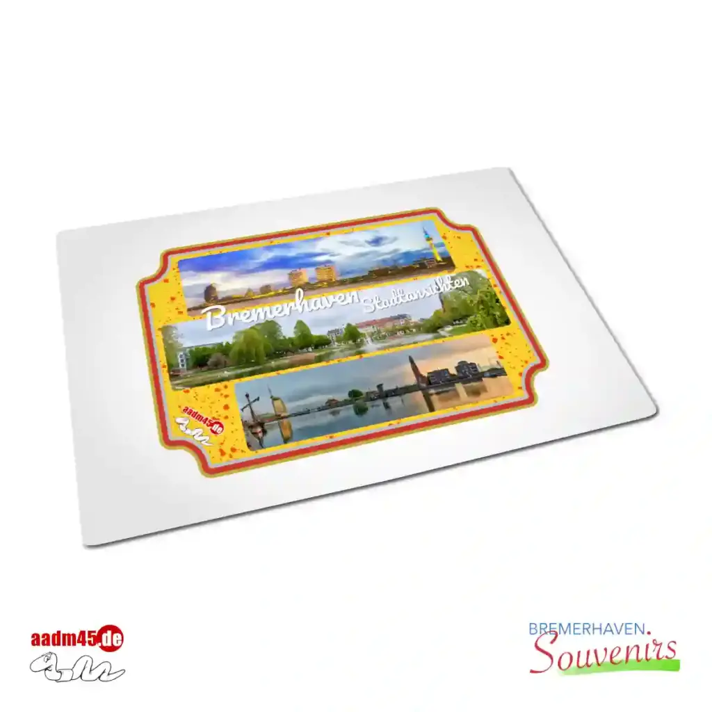 Bremerhaven Stadtansichten Combo Textiltischset 39x26 cm